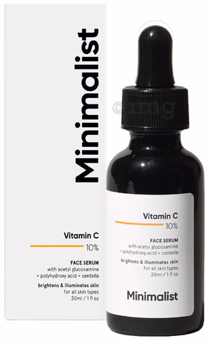 Minimalist 10% Vitamin C Face Serum | Brightens Skin