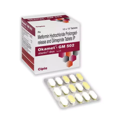Okamet Gm 502Mg Strip Of 15 Tablets