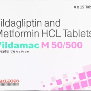 Vildamac M 50/500 Tablet 15 Tablet(s) in Strip